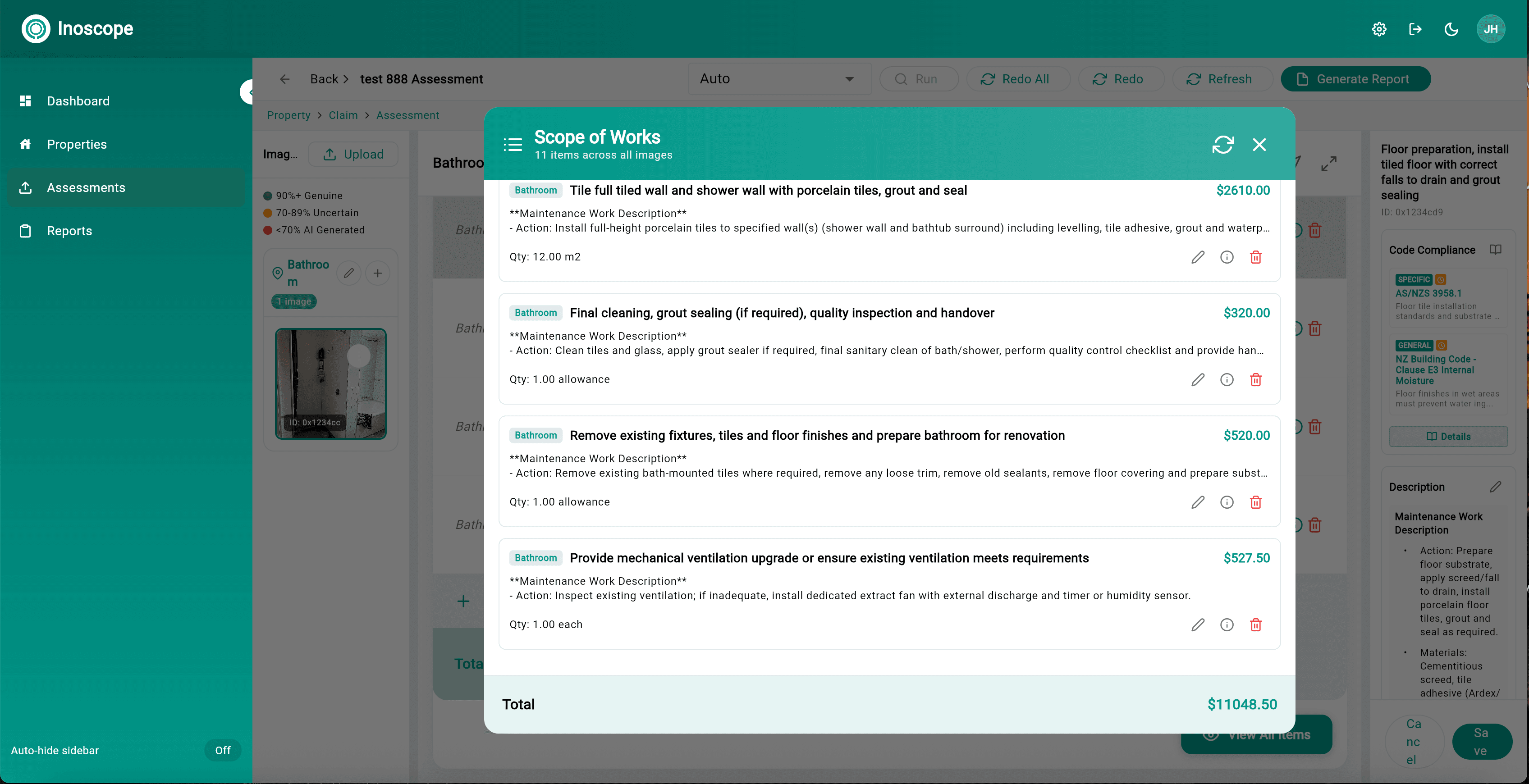 TenderAssist interface